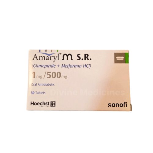 Amaryl M.S.R (1/500mg) 30 Tablets