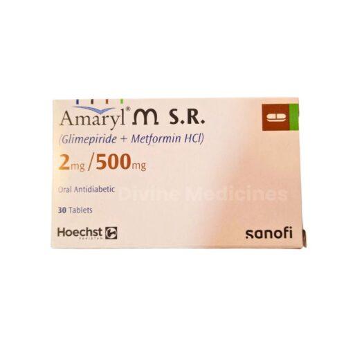 Amaryl M.S.R (2/500mg) 30 Tablets