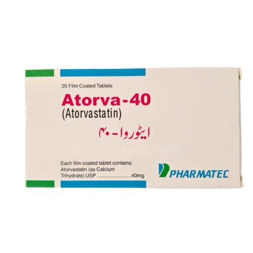 Atorva (40mg) 20 Tablets