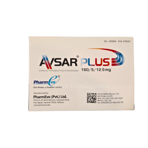 Avsar Plus (5/160/12.5mg) 28 Tablets