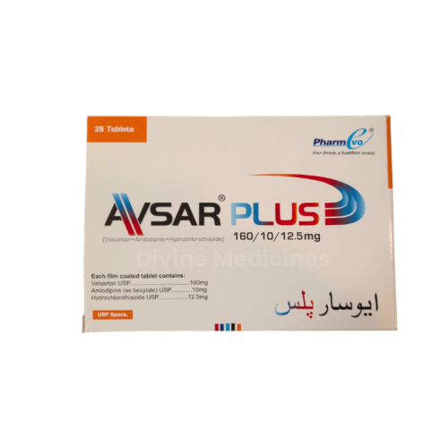 Avsar Plus (10/160/12.5mg) 28 Tablets
