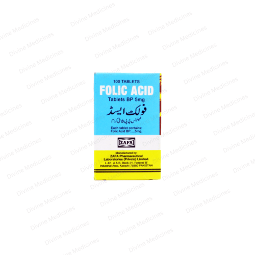 Folic Acid (5mg) 100 Tablet