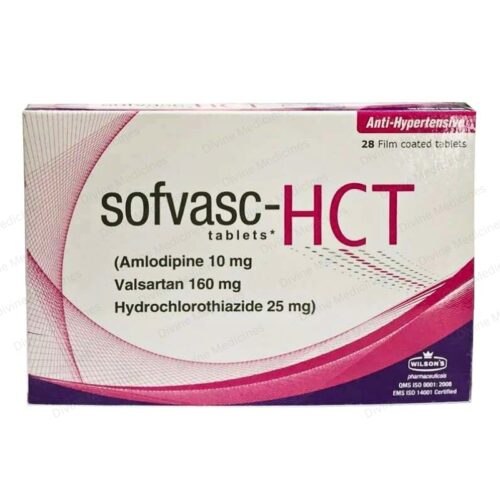 Sofvasc-HCT (10/160/25mg) 28 Tablets