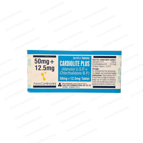 Cardiolite Plus (50/12.5Mg) 30 Tablets