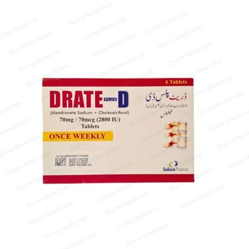Drate Plus D (70Mg) 4 Tablets