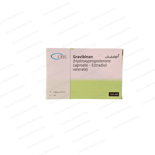 Gravibinan (250/5mg) 2ml Ampoule Injection