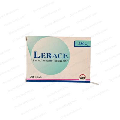 Lerace 250mg 20 Tablets - Levetiracetam - Hilton Pharma