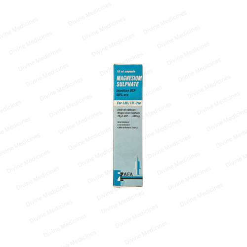 Magnesium Sulphate (50%w/v) inj 10ml
