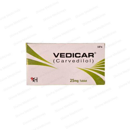 Vedicar (25Mg) 10 Tablets