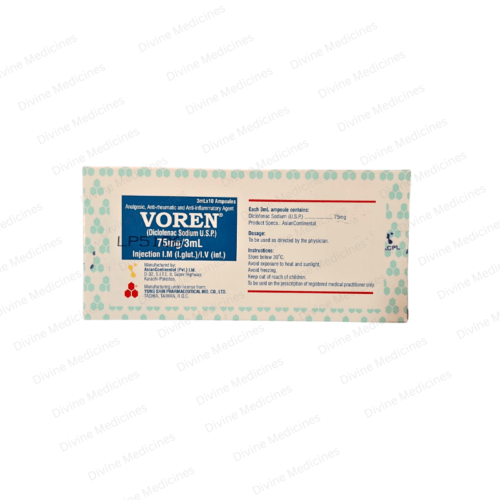 Voren (75mg) 3ml, 10 Ampoule Injection