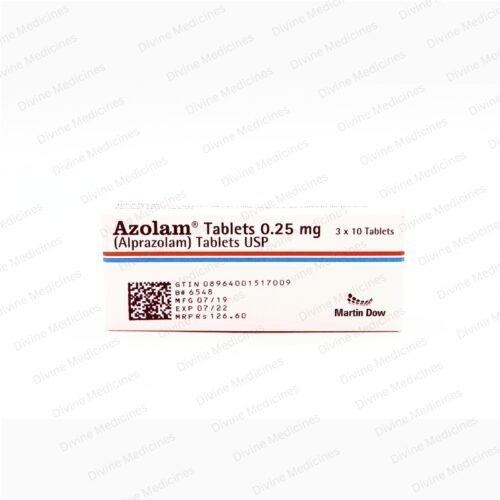 Azolam (0.25Mg) 30 Tablets