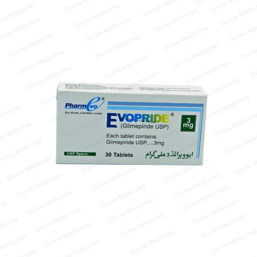 Evopride (3Mg) 30 Tablets