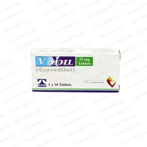 Vadil (25Mg) 10 Tablets
