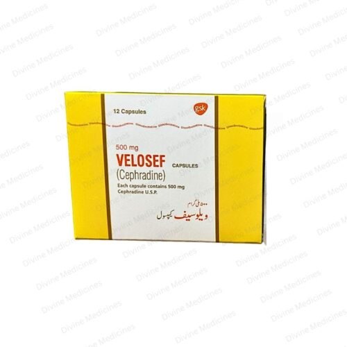 Velosef (500Mg) 12 Capsules