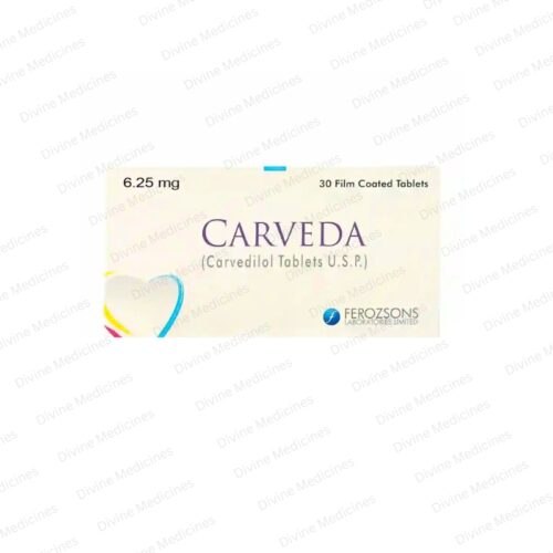 Carveda (6.25Mg) 30 Tablets