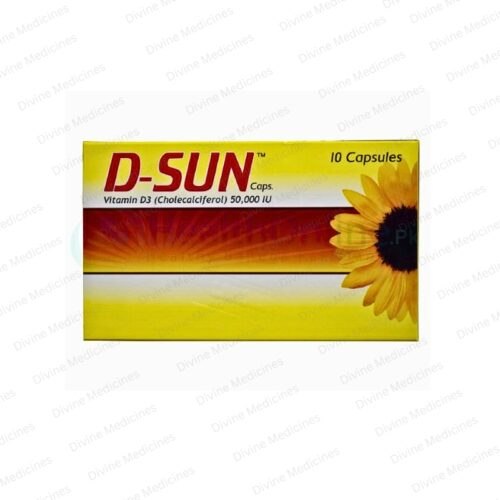 D-Sun (50000 IU) 10 Capsules