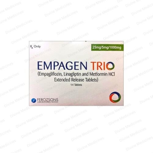 Empagen Trio (25Mg/5Mg/1000Mg) 14 Tablets