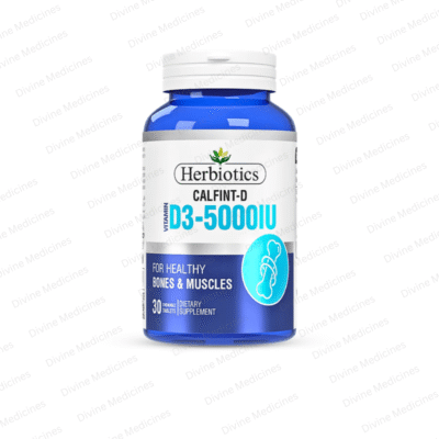 Herbiotics Calfint-D 5000IU 30 Tablets - Cholecalciferol (Vitamin D3) - Herbiotics Health Care