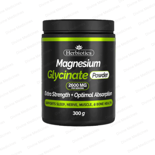 Herbiotics Magnesium Glycinate (2600Mg) 300G Powder