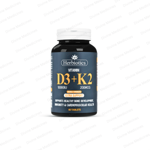 Herbiotics Vitamin D3+K2 (60 Tablets)