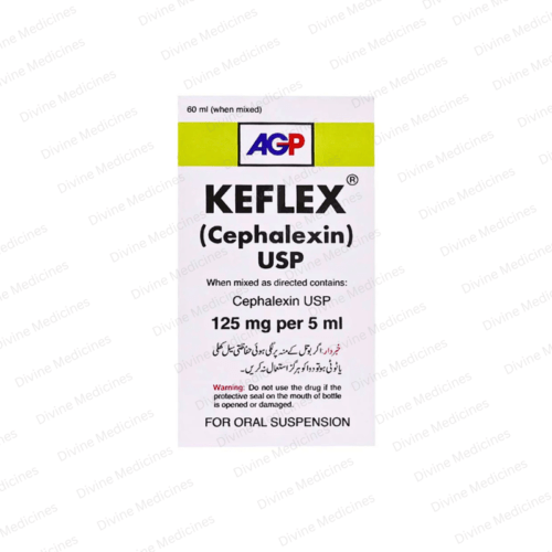 Keflex (125Mg/5Ml) 60Ml Suspension