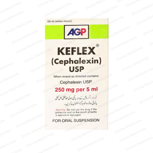 Keflex (250Mg/5Ml) 60Ml Suspension