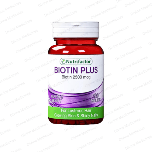 Nutrifactor Biotin Plus (2500Mcg) 120 Tablets