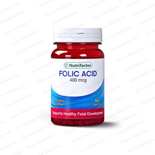 Nutrifactor Folic Acid (400Mcg) 60 Tablets