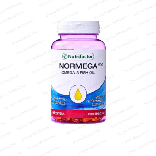Nutrifactor Normega Fish Oil (500Mg) 60 Capsules