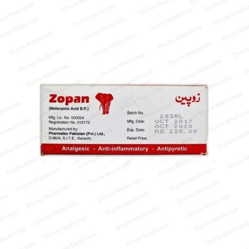 Zopan (250mg) 100 Tablets