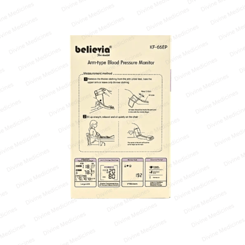 Belivia Blood Pressure Monitor (Arm Kf-66Ep)
