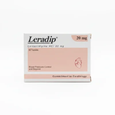 Leradip 20mg 30 Tablets - Lercanidipine Hydrochloride - Himont Pharmaceuticals