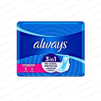 Always Maxi Thick Night Extra Long Pads 9 Pcs