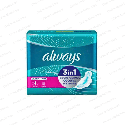 Always Ultra Thin Long Pads 8 Pcs