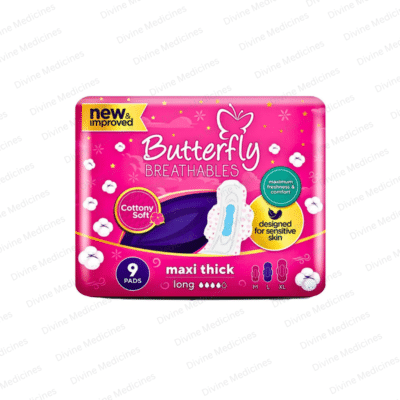 Butterfly Breathables Maxi Thick Cottony Soft Long 9 Pads
