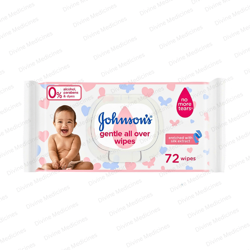Johnson's Baby Gentle All Over Wipes 72 Pcs