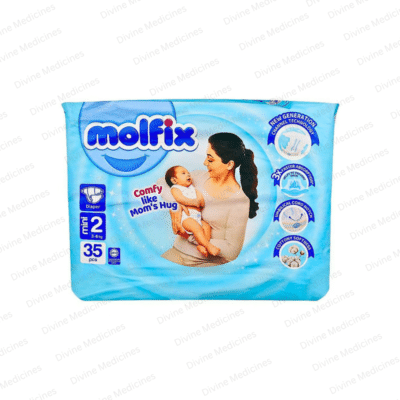 Molfix Diapers Mini Size 2 (3-6 Kg) 35 Pcs Twin Pack