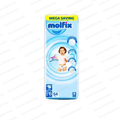 Molfix Diapers XL Size 6 (15+ Kg) 54 Pcs Mega Pack