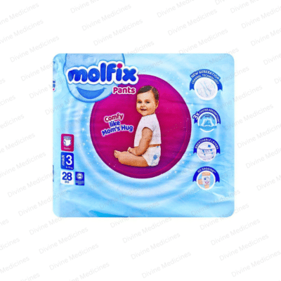 Molfix Pants Midi Size 3 (6-11 Kg) 28 Pcs Twin Pack