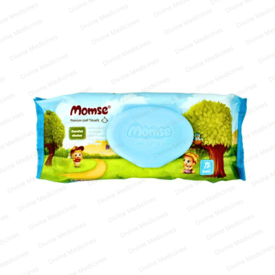 Momse Antibacterial Baby Wipes 72 Pcs